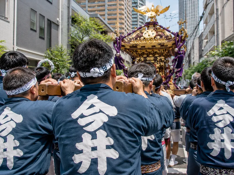 今井神社祭礼のようす